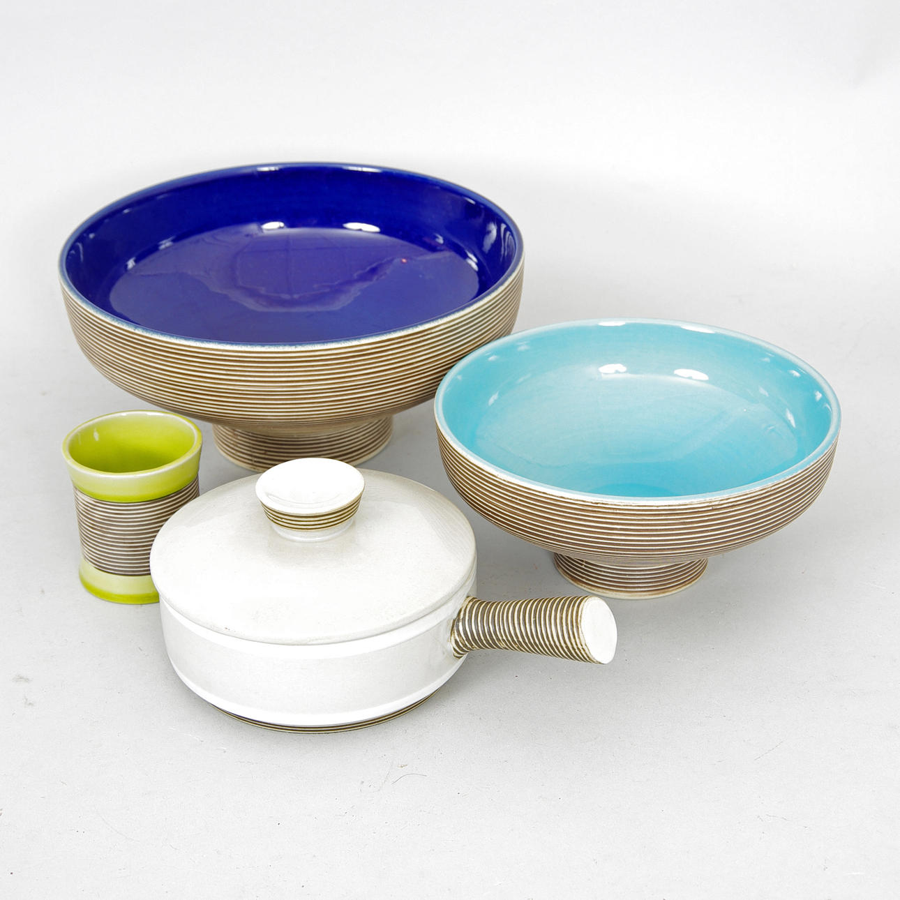 SKÅLAR SAMT KAROTT, "Entré", Carl Harry Stålhane, Rörstrand.