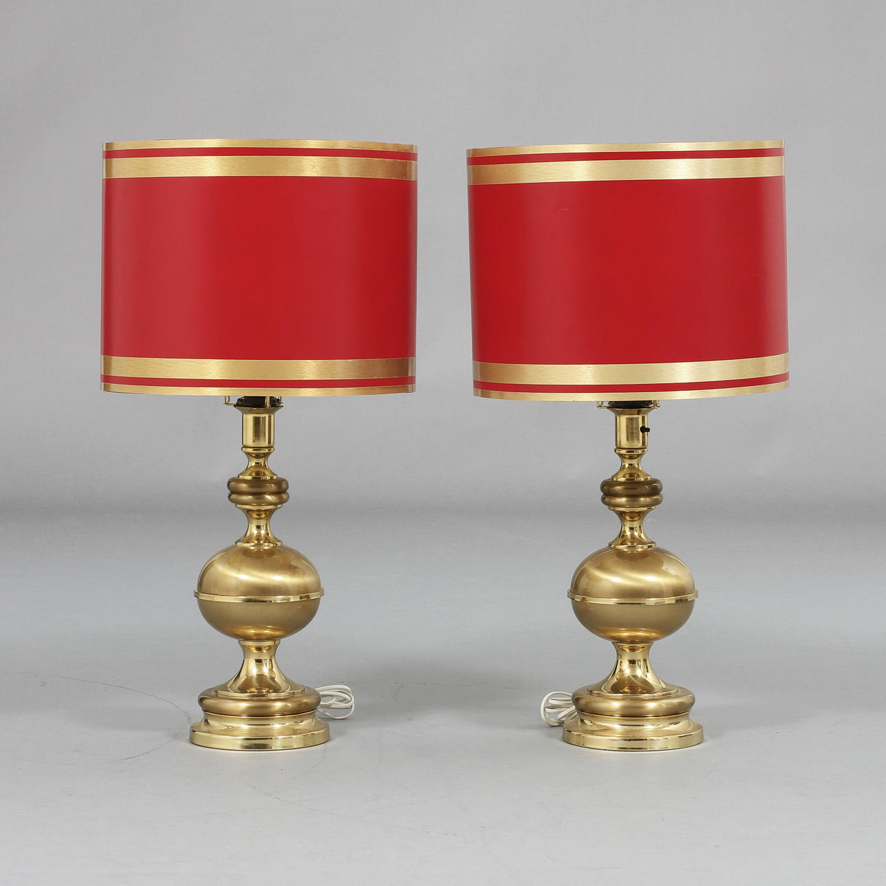 BORDSLAMPOR, ett par, 1900-talets andra hälft.