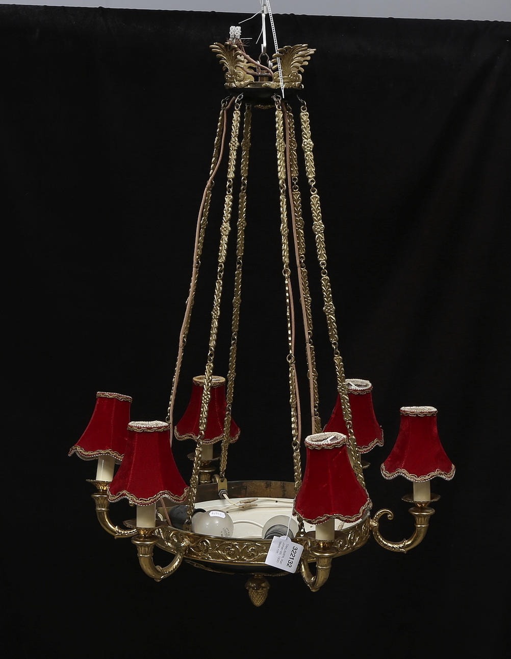 TAKLAMPA, Karl Johan-stil, 1900-talets mitt.