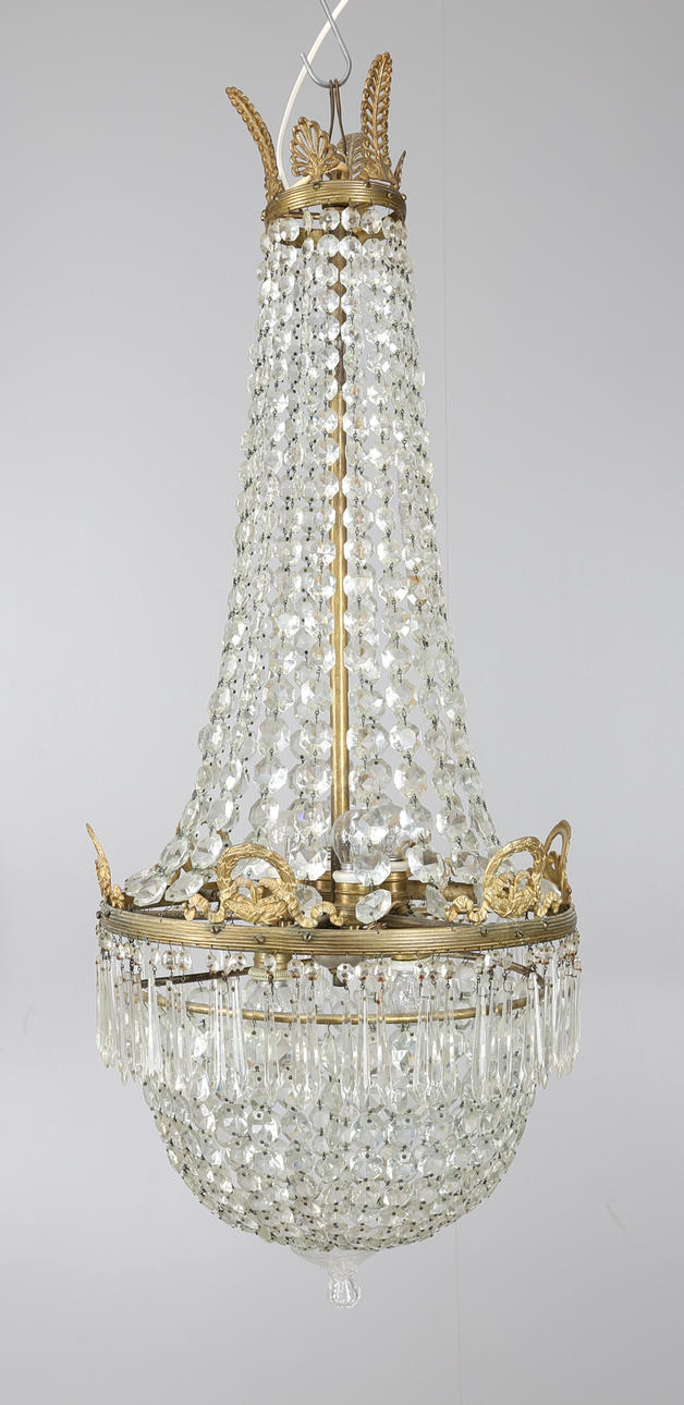 LJUSKRONA, senempir,höjd 105cm, 1800-tal.