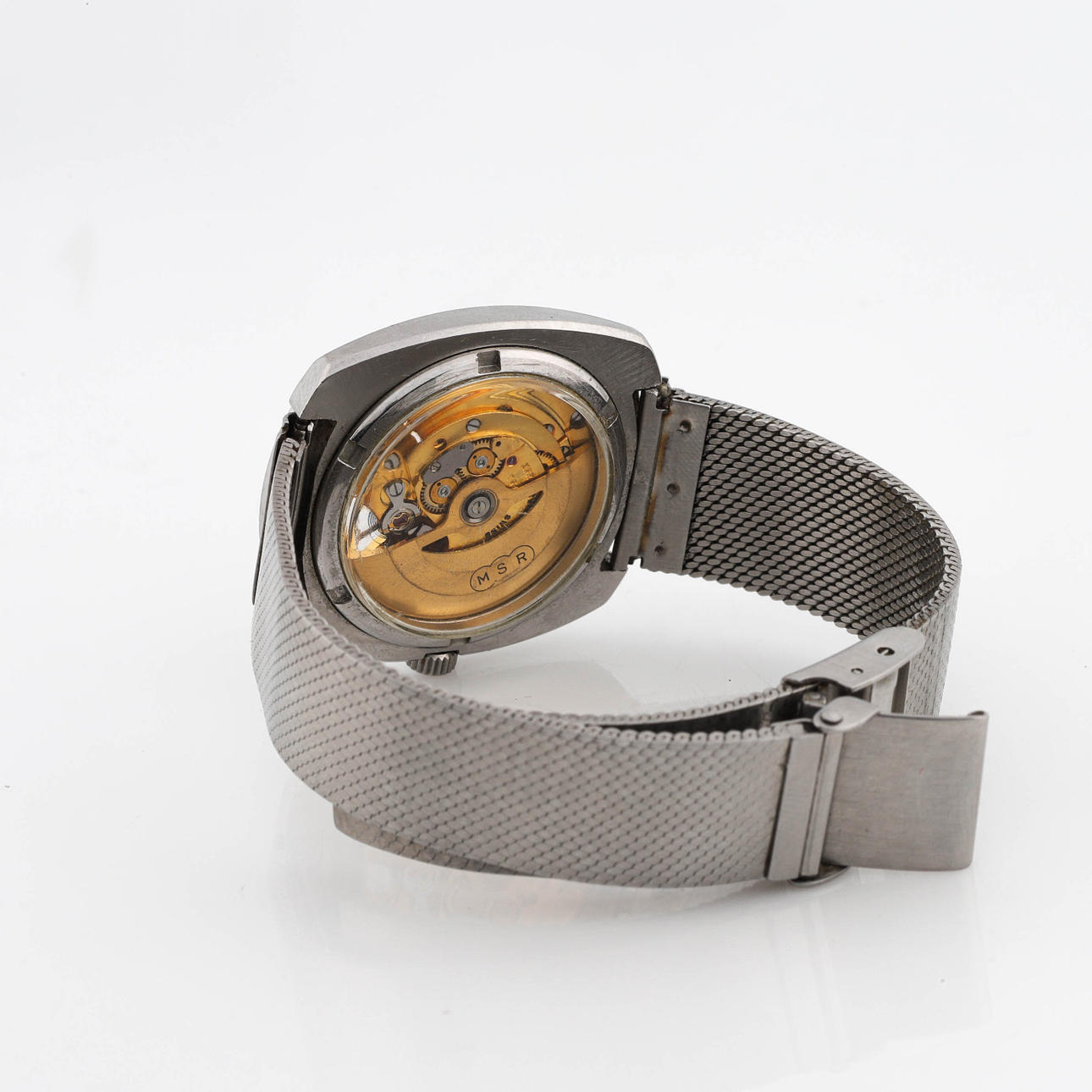 VULCAIN, “Skeleton”, a steel automatic wristwatch, 1960/70's. Clocks ...