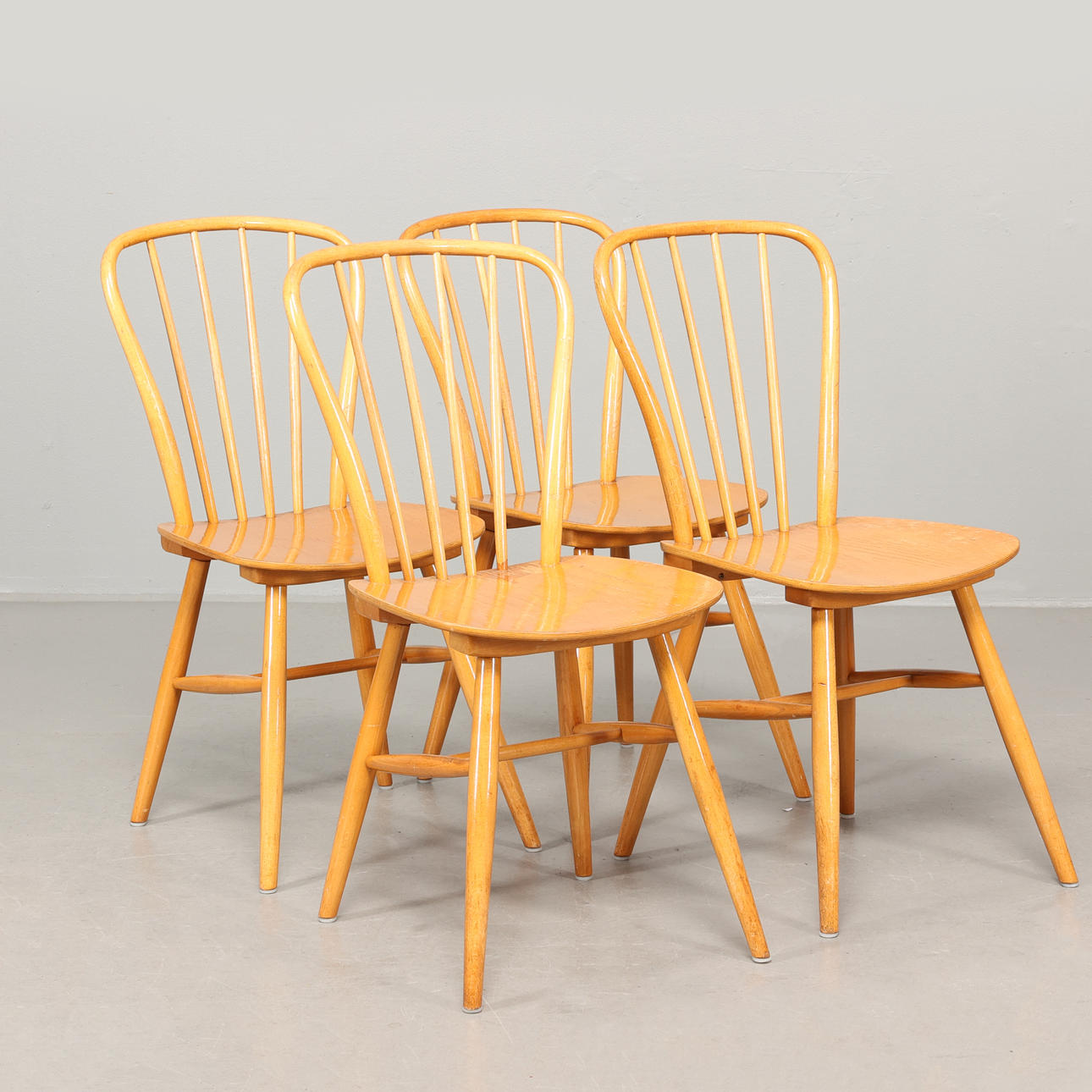 PINNSTOLAR, 4 st, Sverige, 1950/60-tal.