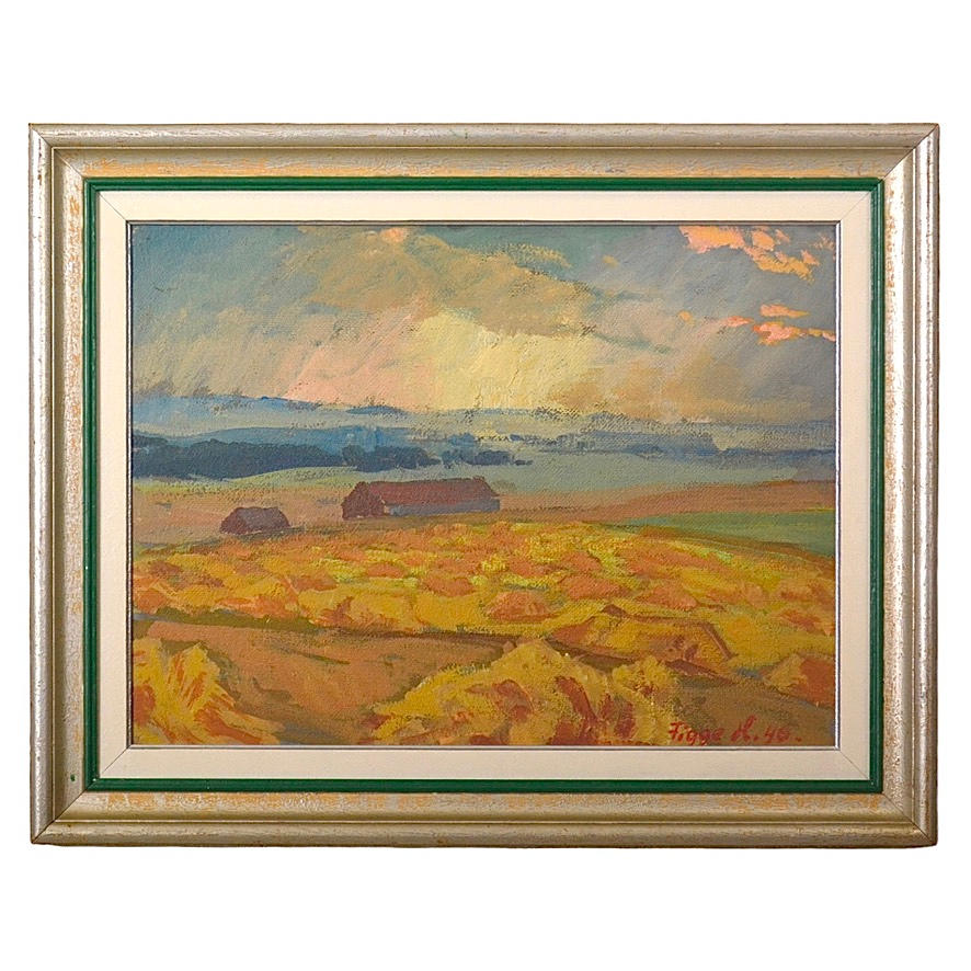 FIGGE HOLMGREN. Oil on panel.