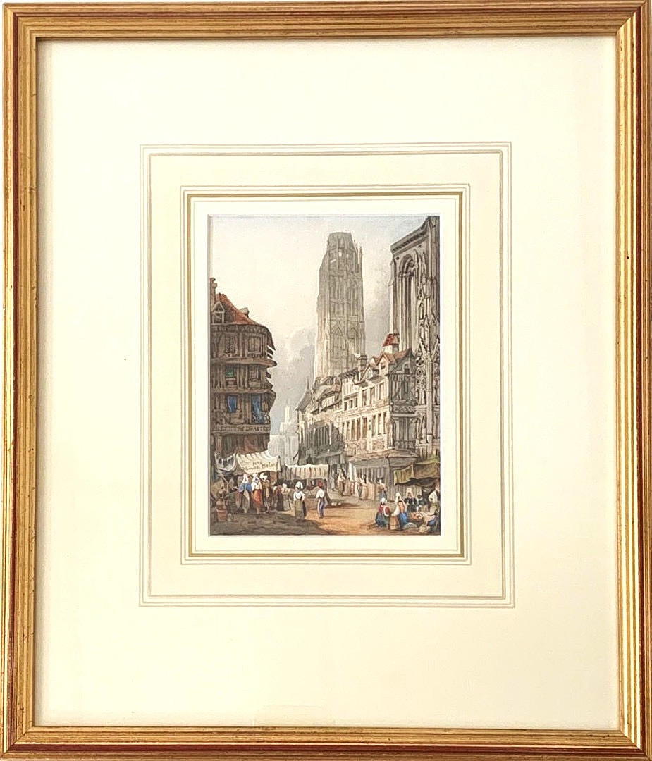 19. ÅRHUNDREDE ENGELSK SKOLE AKVAREL.