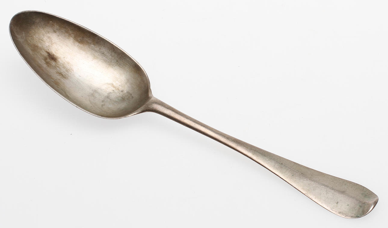 MATSKED, silver, Johan Fredrik Pöpping, Kristinehamn, 1746-1755.