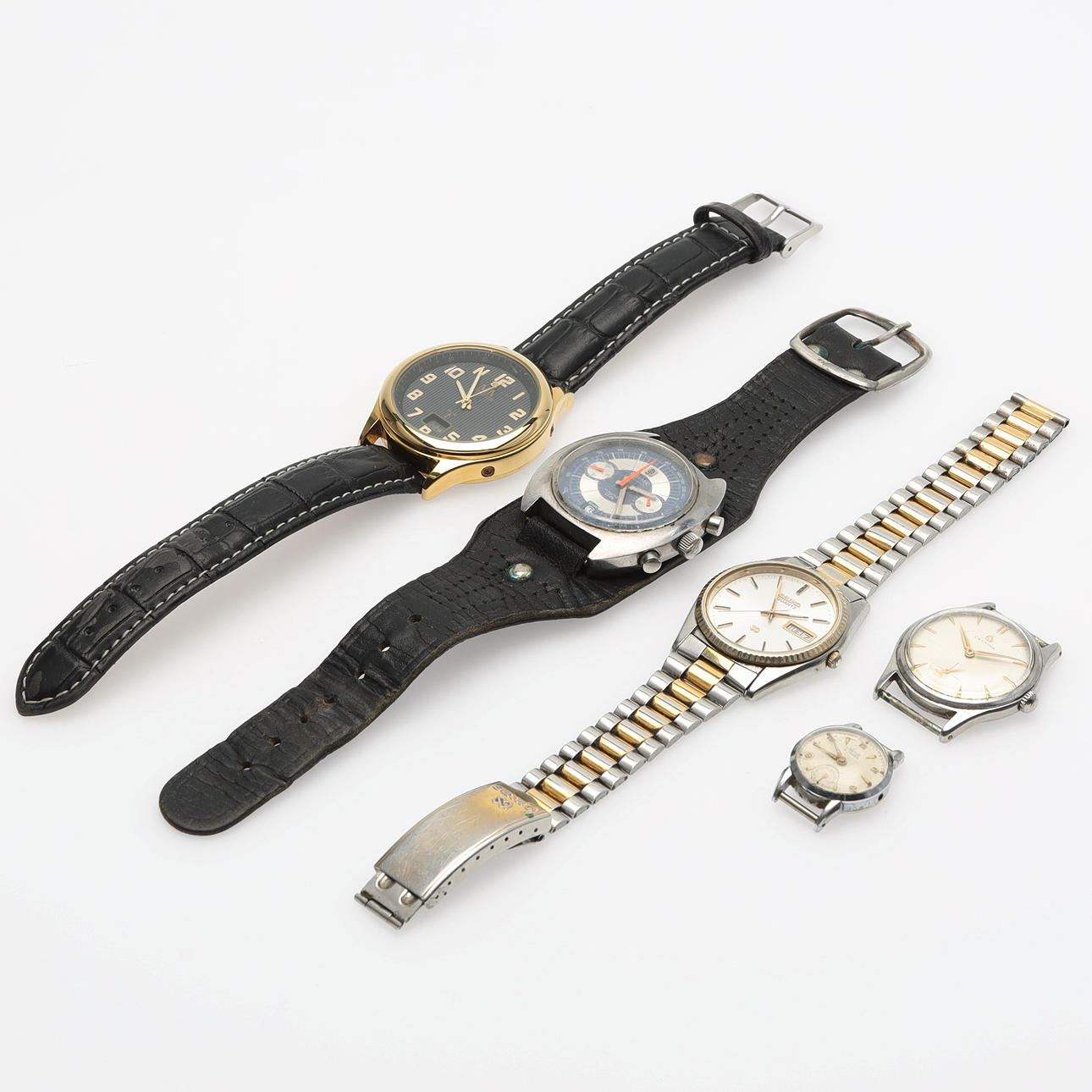 WRISTWATCH, collection, 5 items, steel.