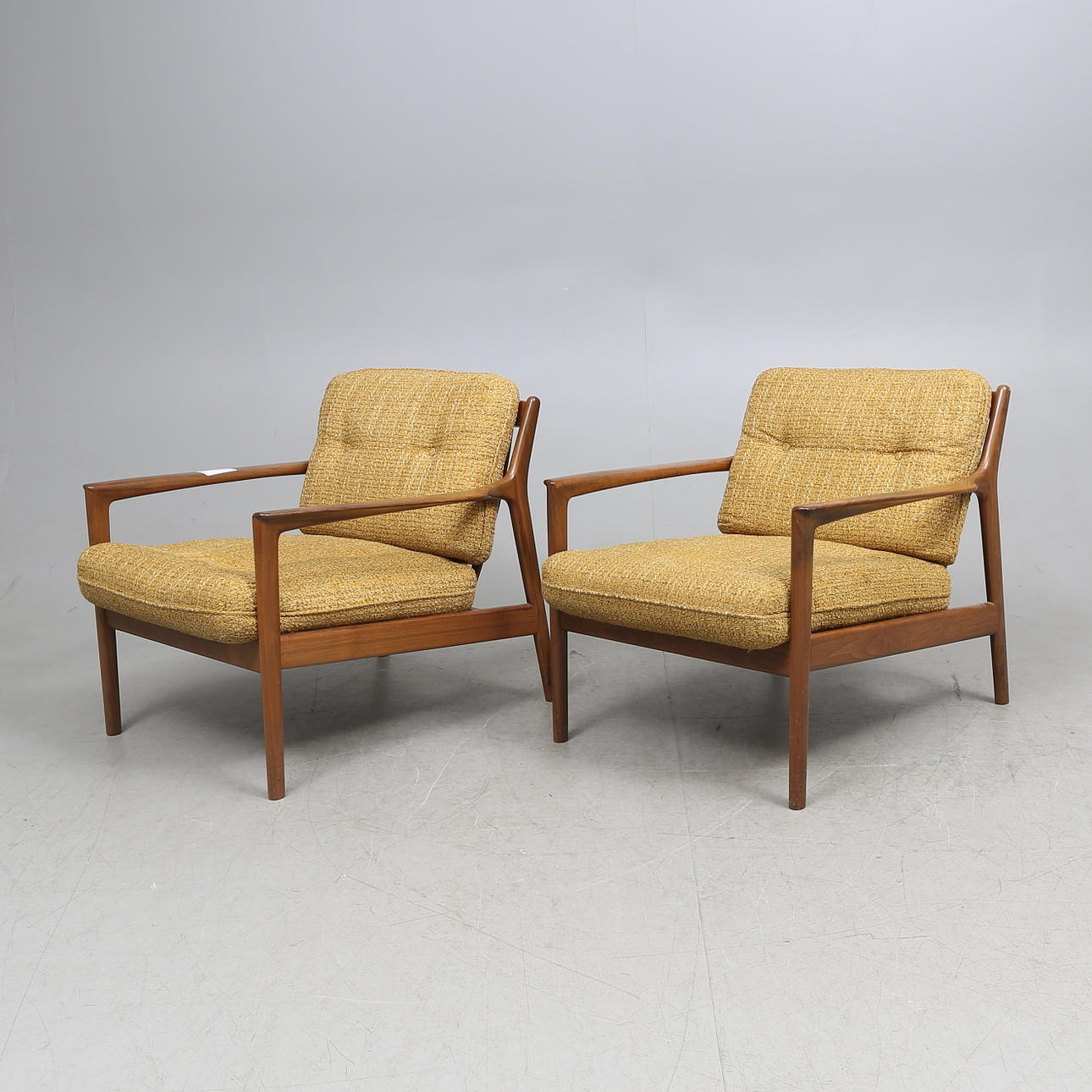 FÅTÖLJER, ett par, "USA 75" Folke Ohlsson, Dux.