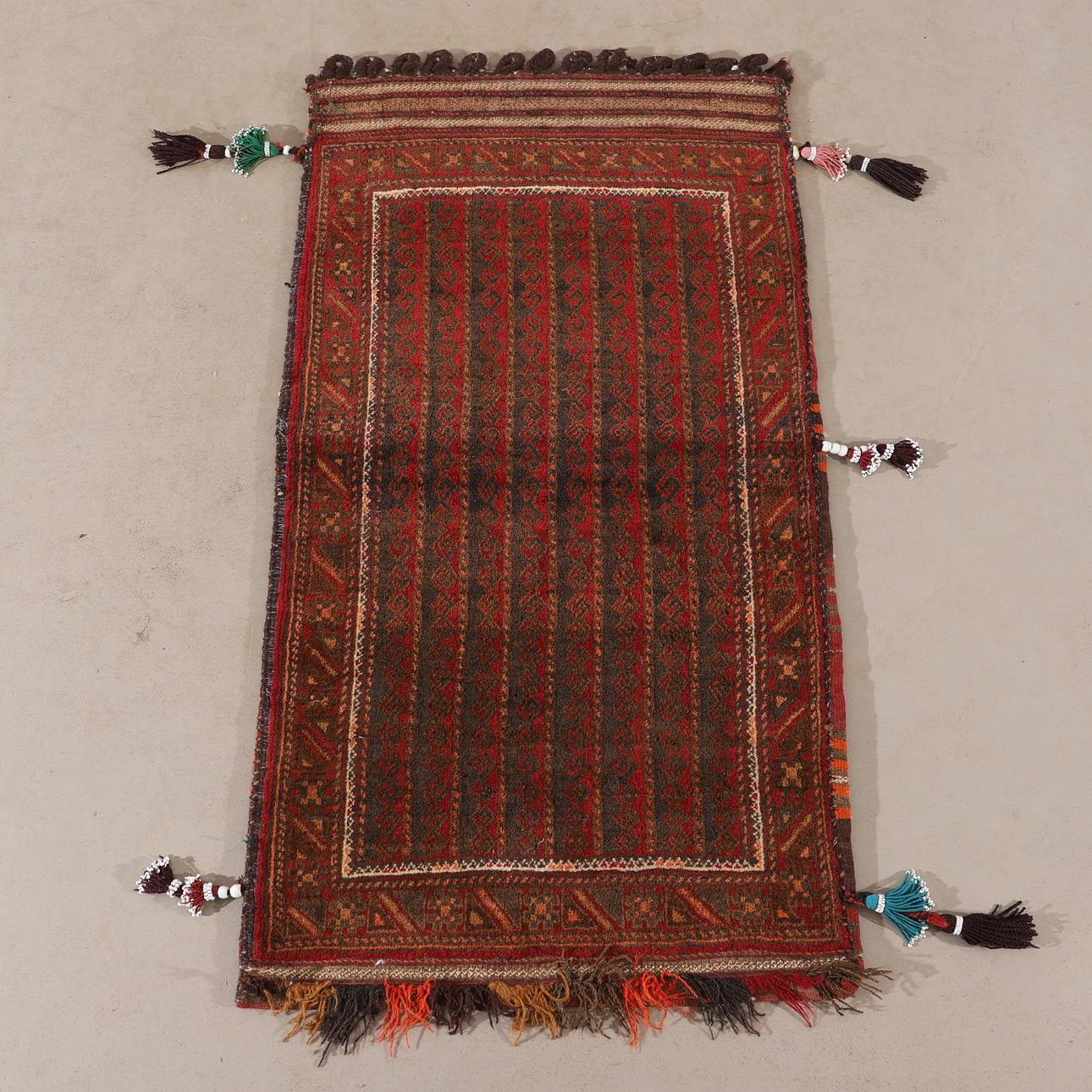 SADELVÄSKA, orientalisk, 110 x 60 cm.