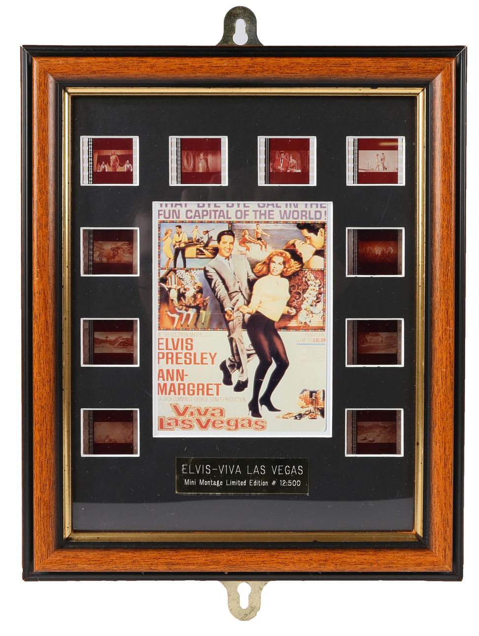 A COLLECTION OF SIX FRAMED ELVIS PRESLEY FILM CELLS