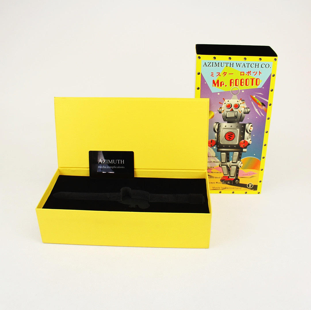 AZIMUTH WATCH CO. MR ROBOTO WATCH BOX.