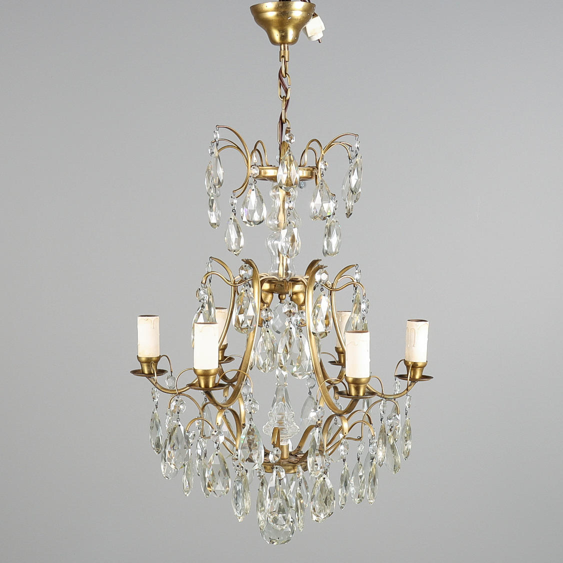 LÁMPARA BARROCA, primera mitad del siglo XX.