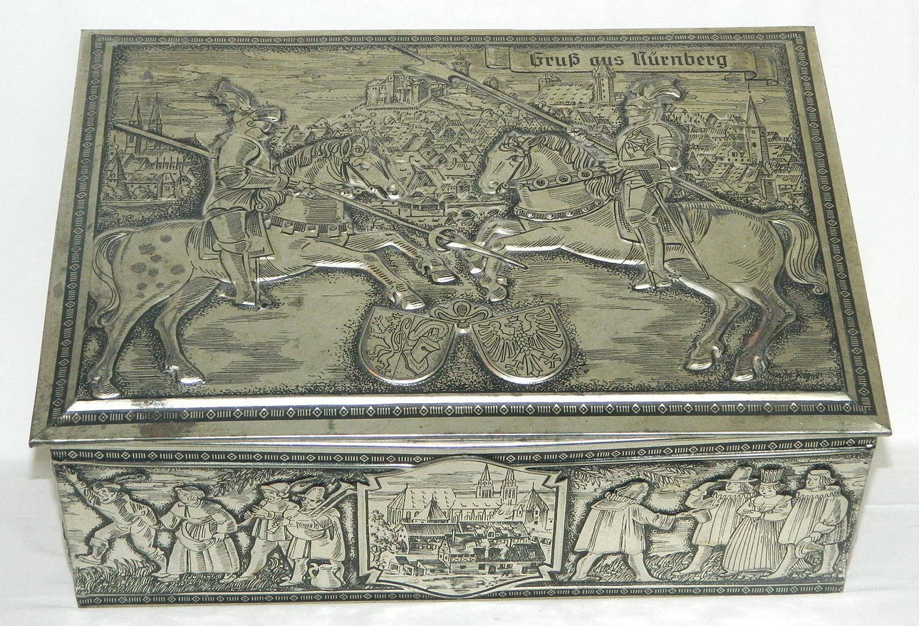 PLÅTBURK, Grub aus Nürnberg.