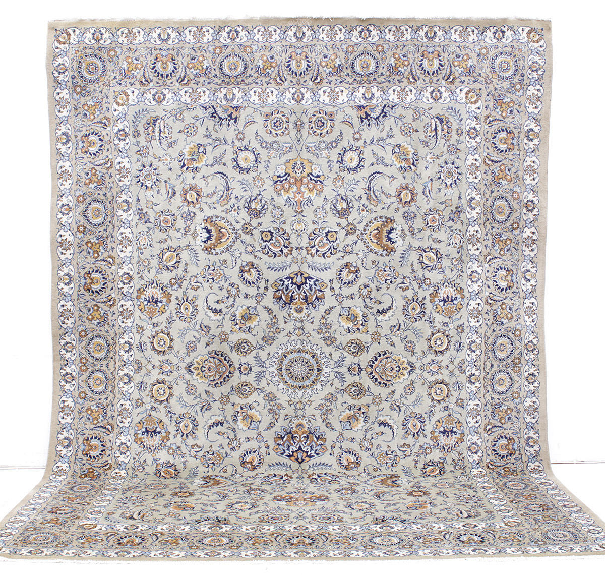 MATTA, Persisk, grön Keshan, 410 x 310 cm.