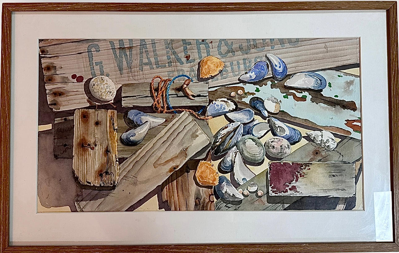 JOHNNY AHLBORG. Akvarell.