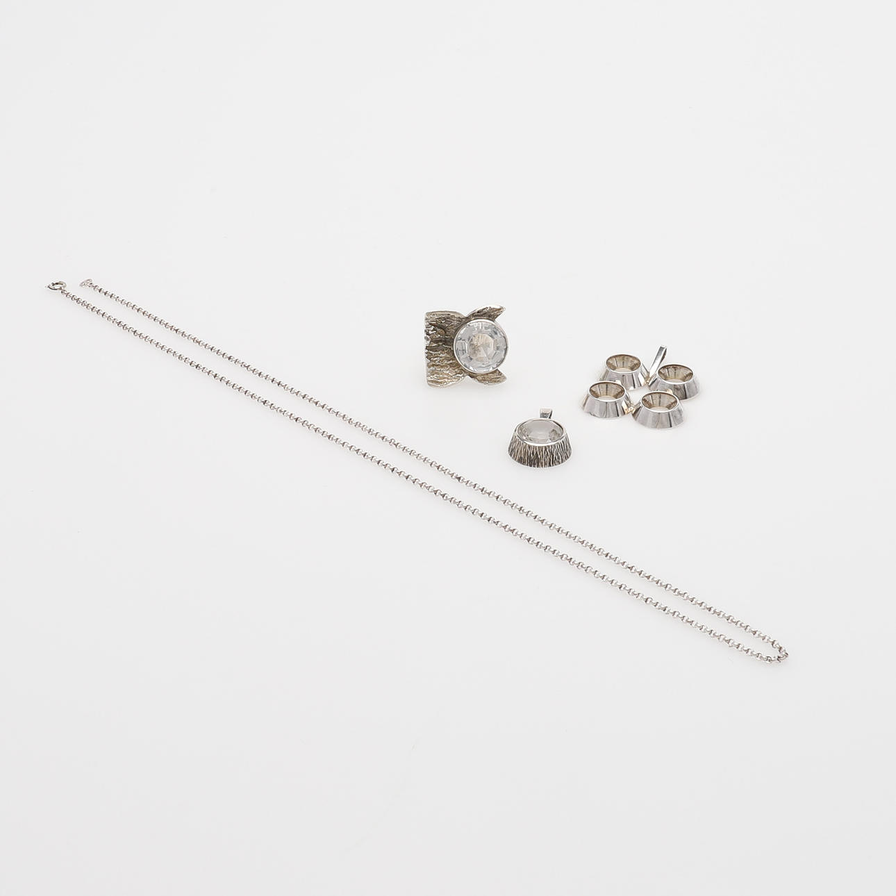 SVENSKA SILVERSMYCKEN, 3 ST, 1970-TAL.