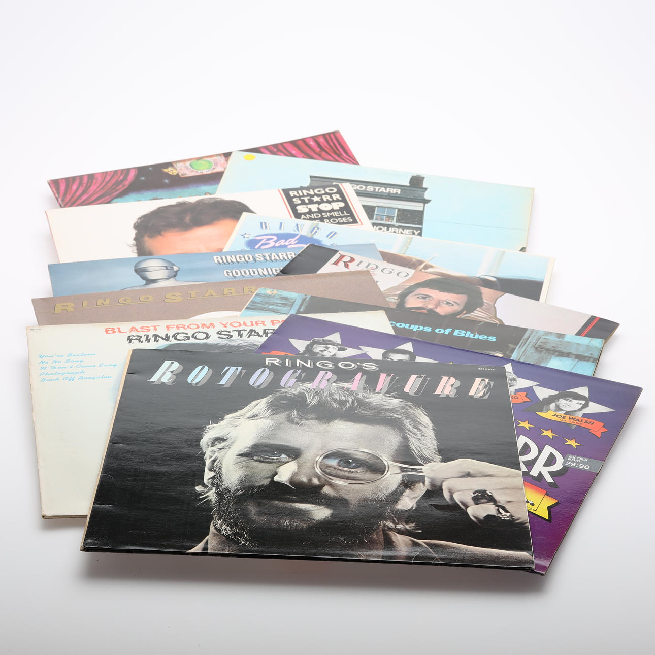 VINYL RECORDS 11 pieces Ringo Starr.