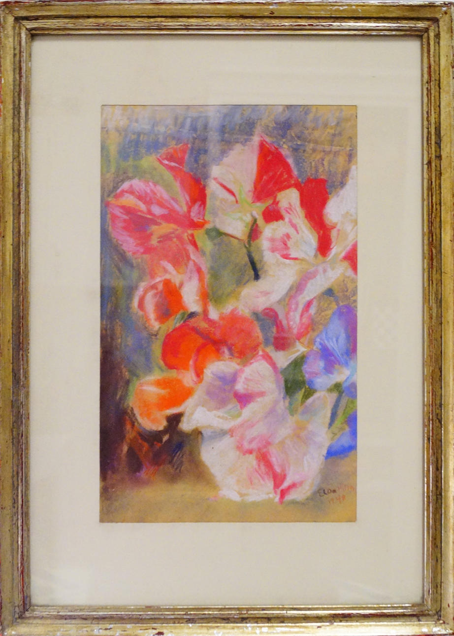 ELNA NILSSON. pastell.