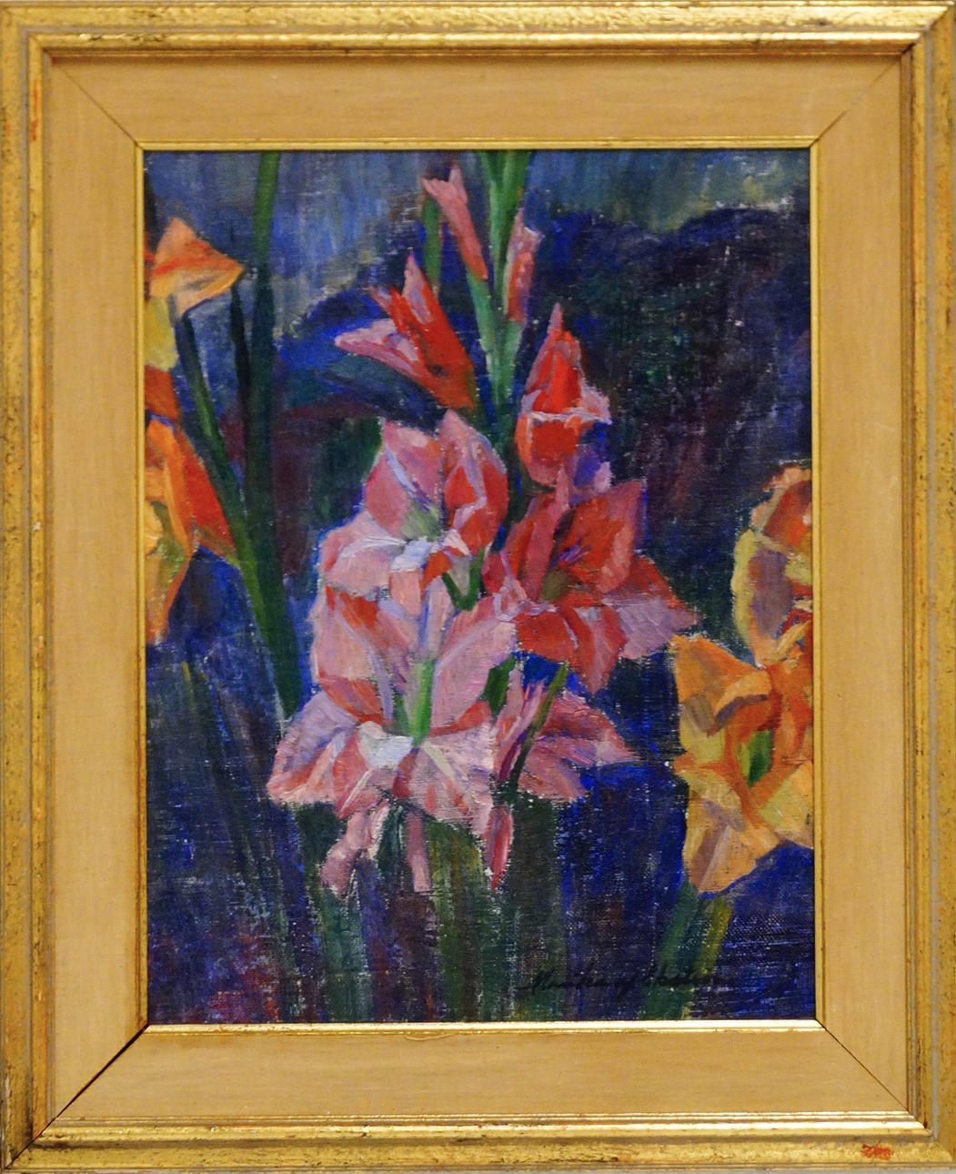 MARIKA AF EKSTRÖM. oil on panel, signed.