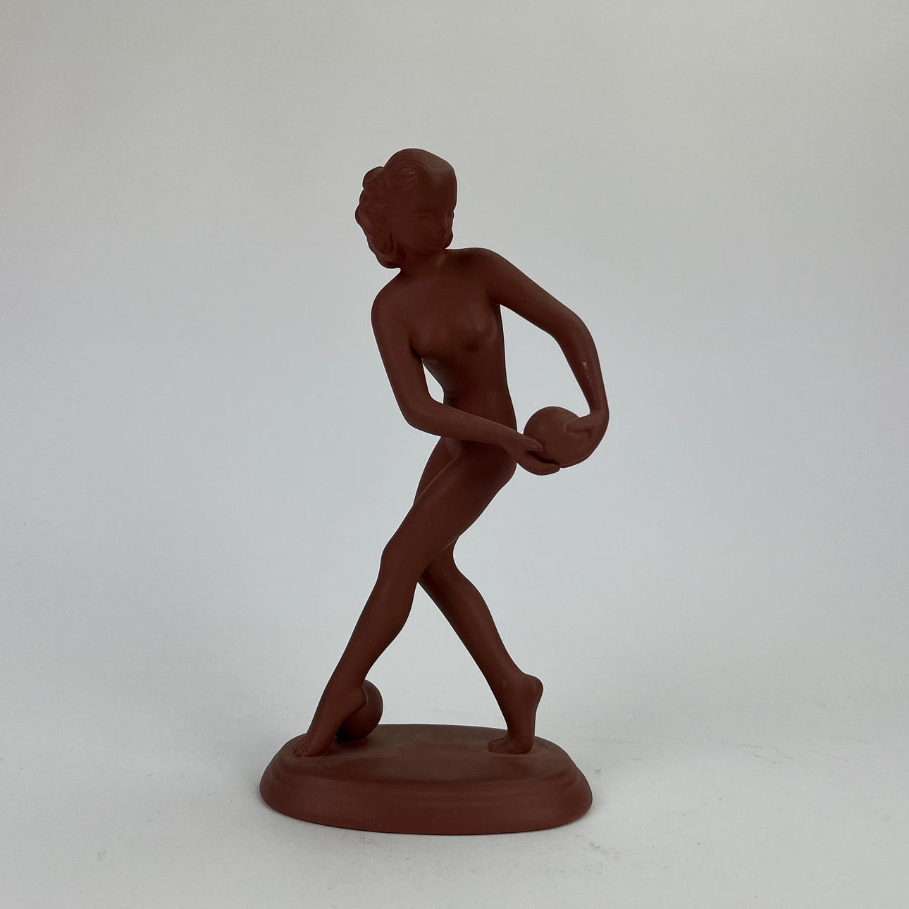 FIGURINE, earthenware, Goldscheider, Austria.