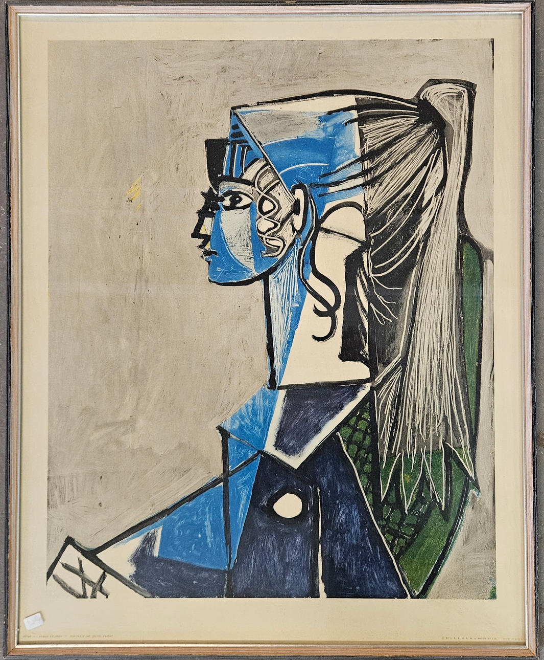 Lithographie Signée Pablo Picasso - Portrait De Marie-Thérèse - Certificat SPADEM