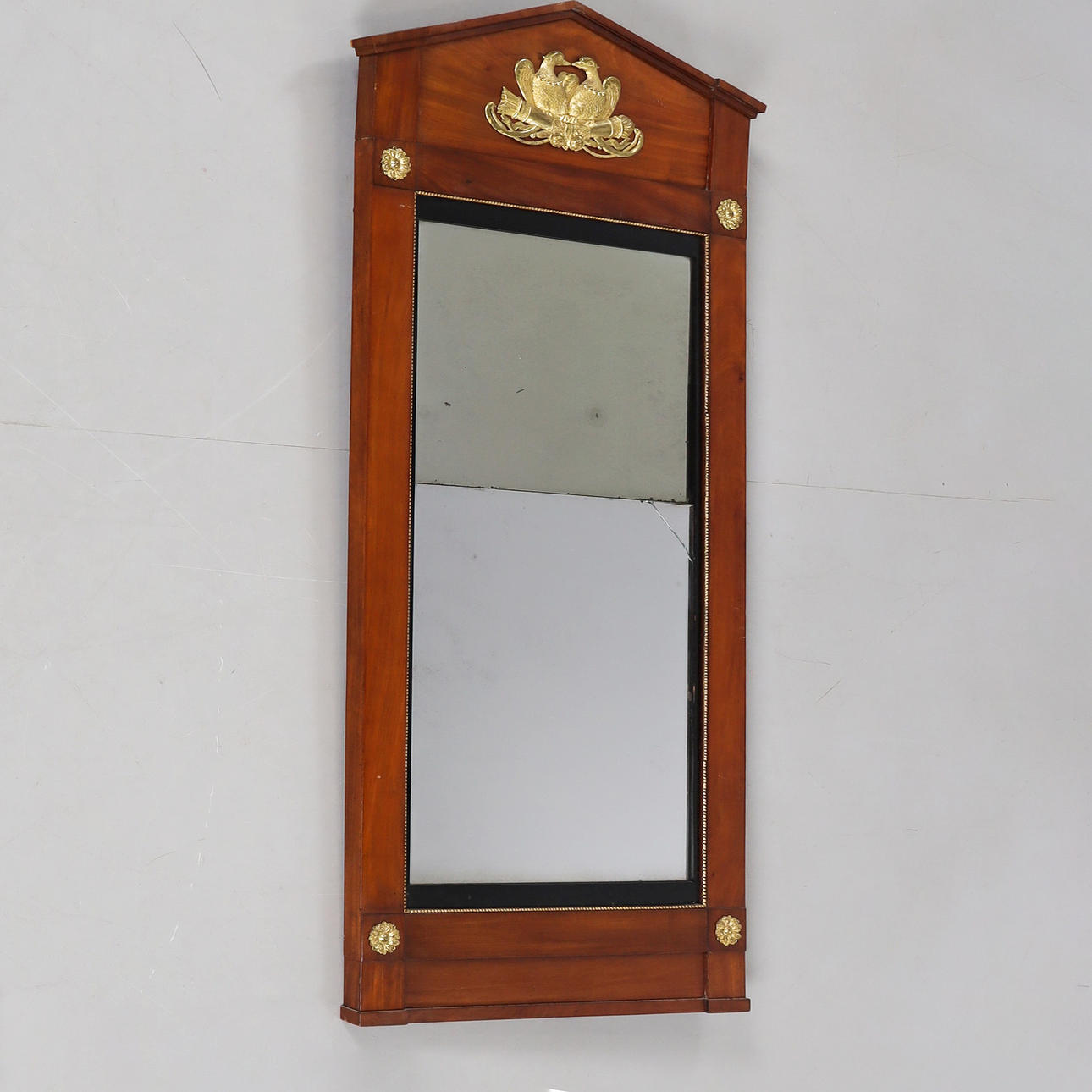 SPEJL, Empire, mahogni.