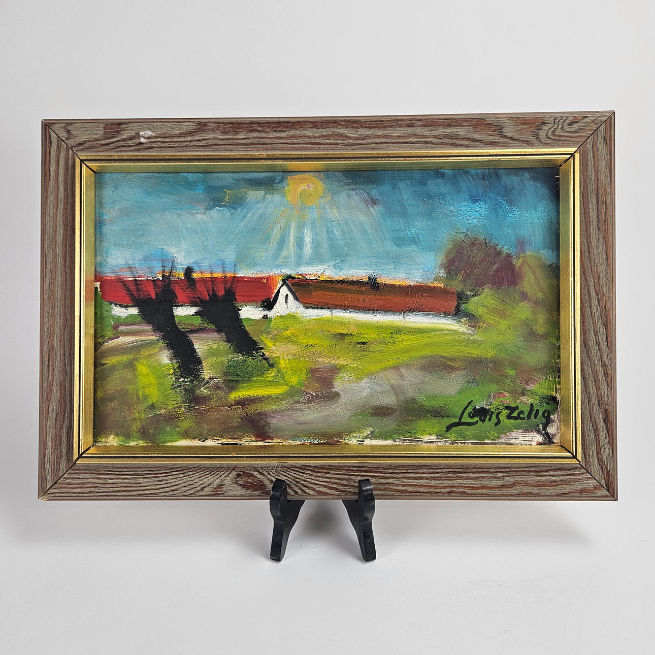 LOUIS ZELIG. öljy kankaalle.