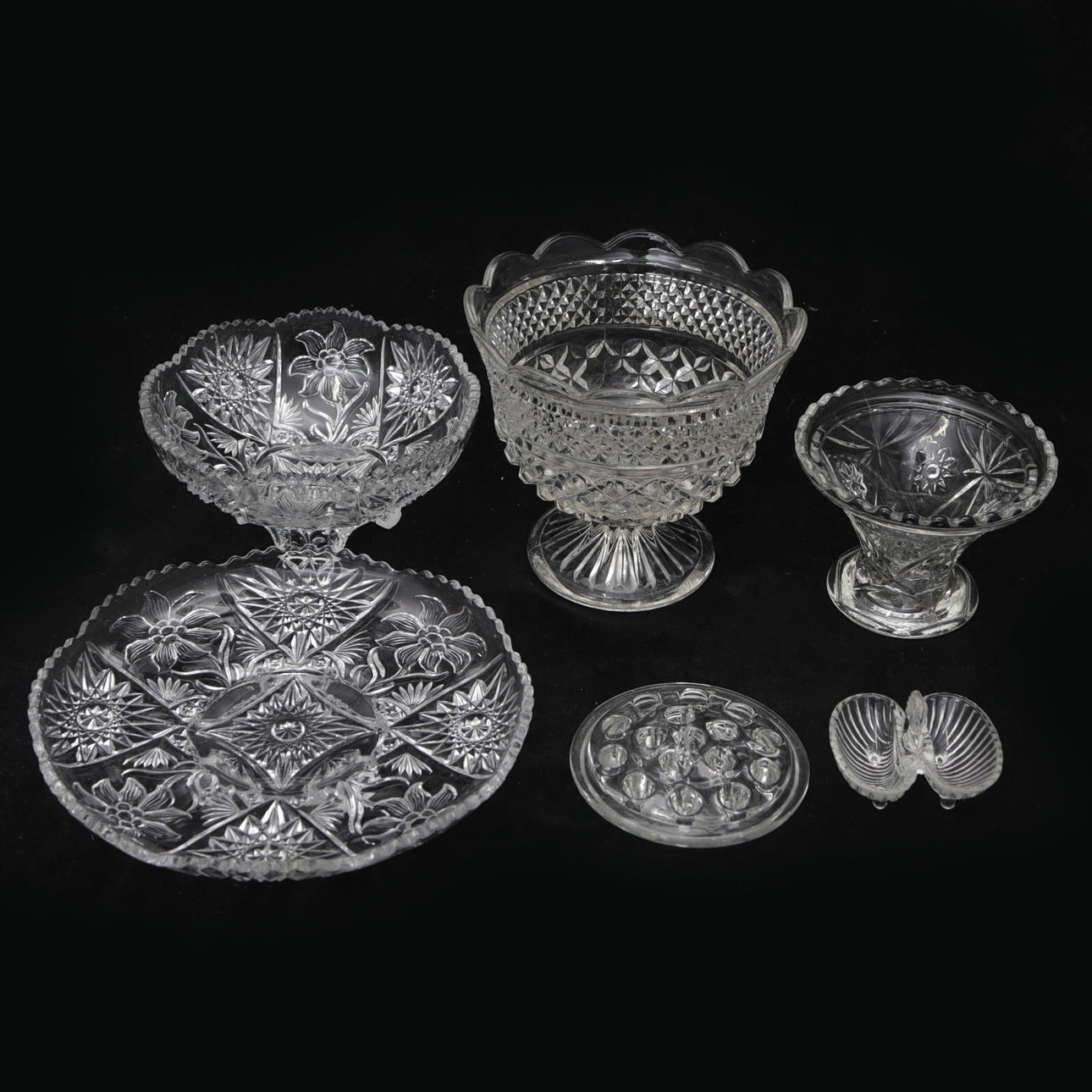 SAMLING PRESSGLAS,.6 delar. Glas - Bruksglas - Auctionet