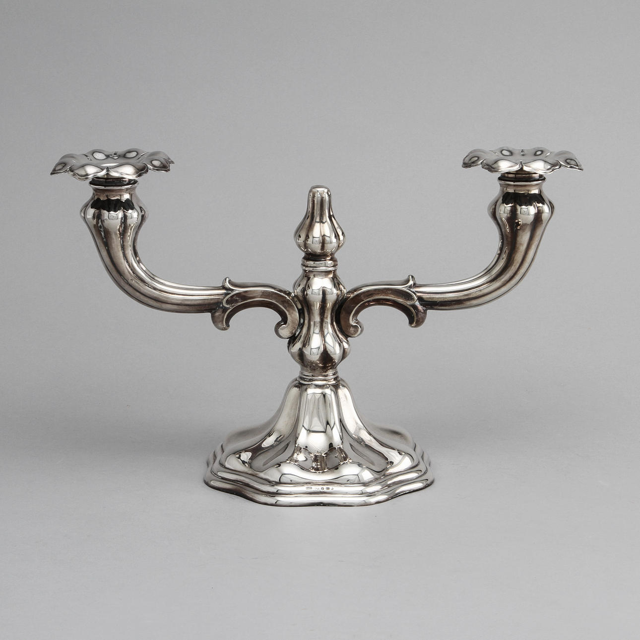 LJUSSTAKE, silver, C G Hallberg, 1935.