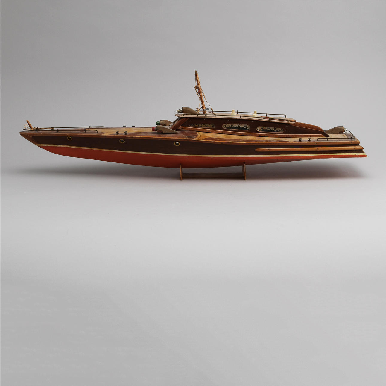 BÅTMODELL, trä, 1900-tal.