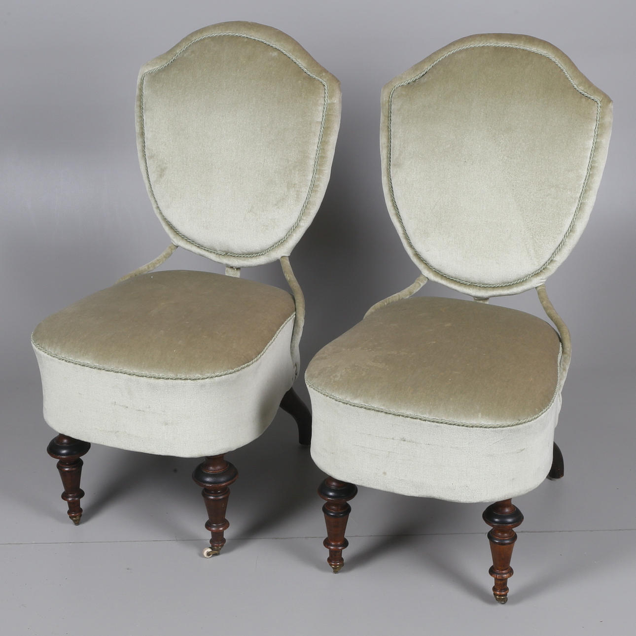 FÅTÖLJER, ett par, 1900-talets början.