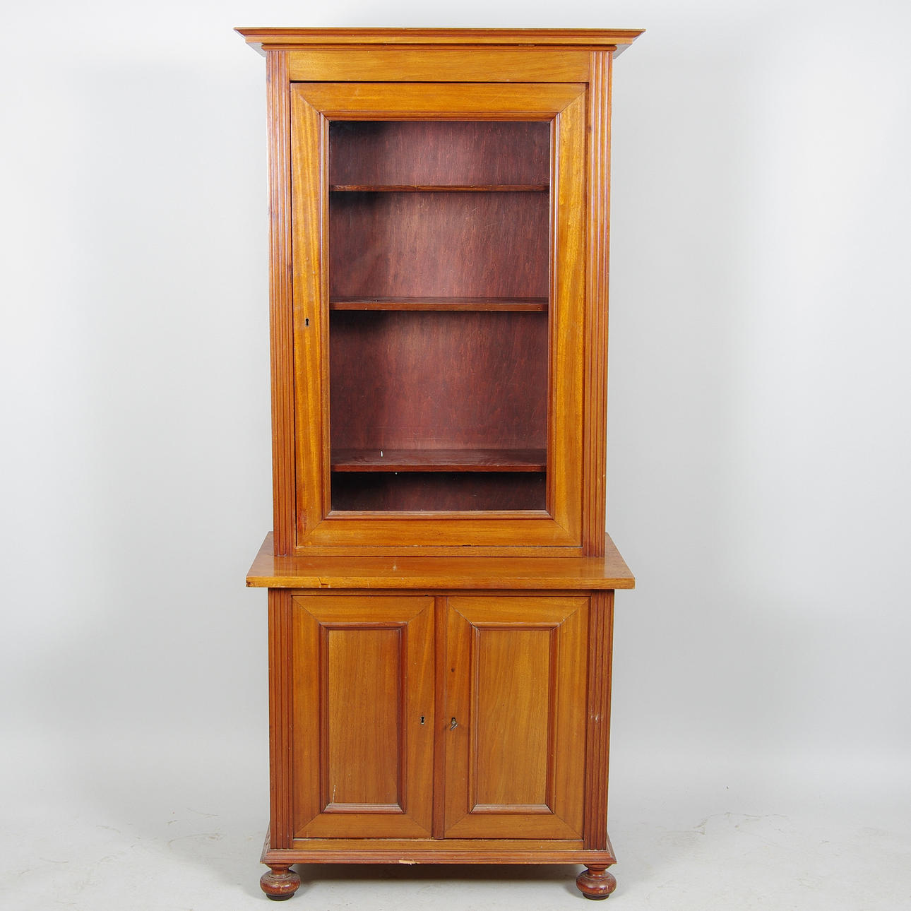 BOKSKÅP, mahogny, nyrenässans.