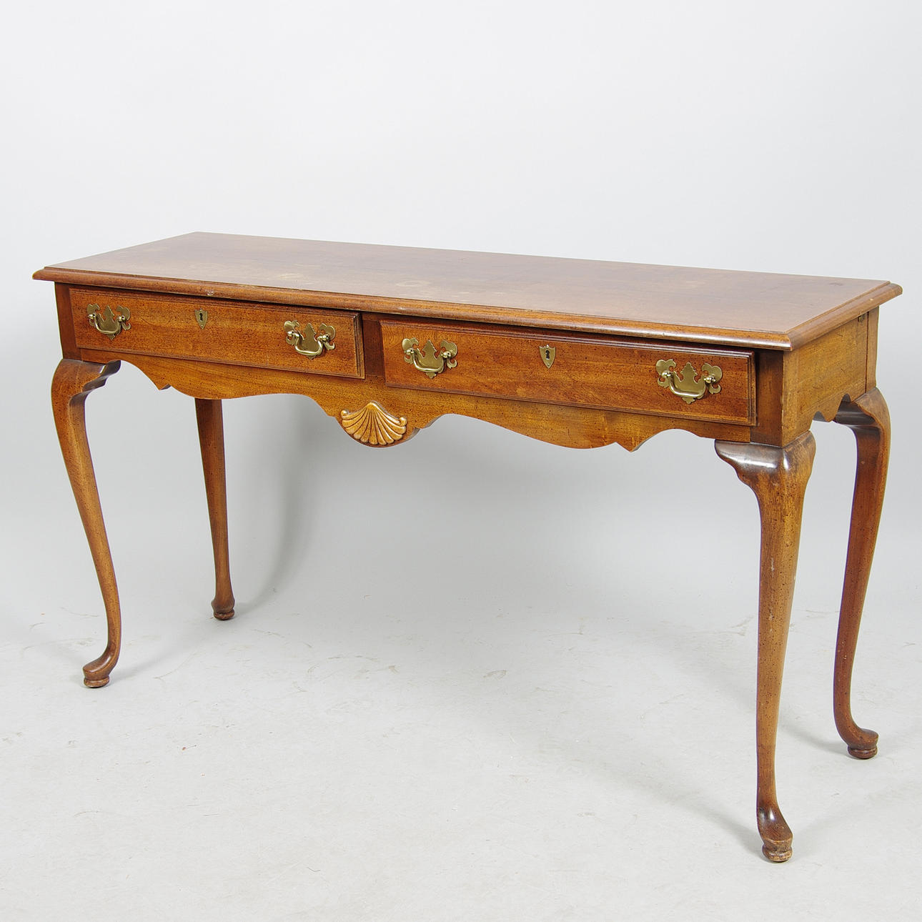 AVLASTNINGSBORD MED LÅDOR, mahogny, rokokostil stil.