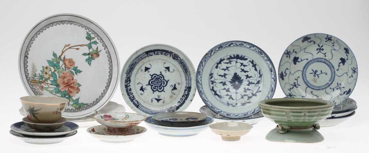 PARTI PORSLIN, 18 delar, Kina.