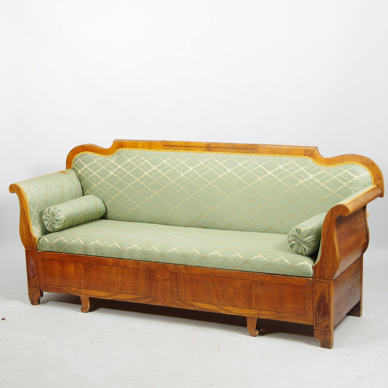 SALONGSSOFFA, mahogny, empirestil.