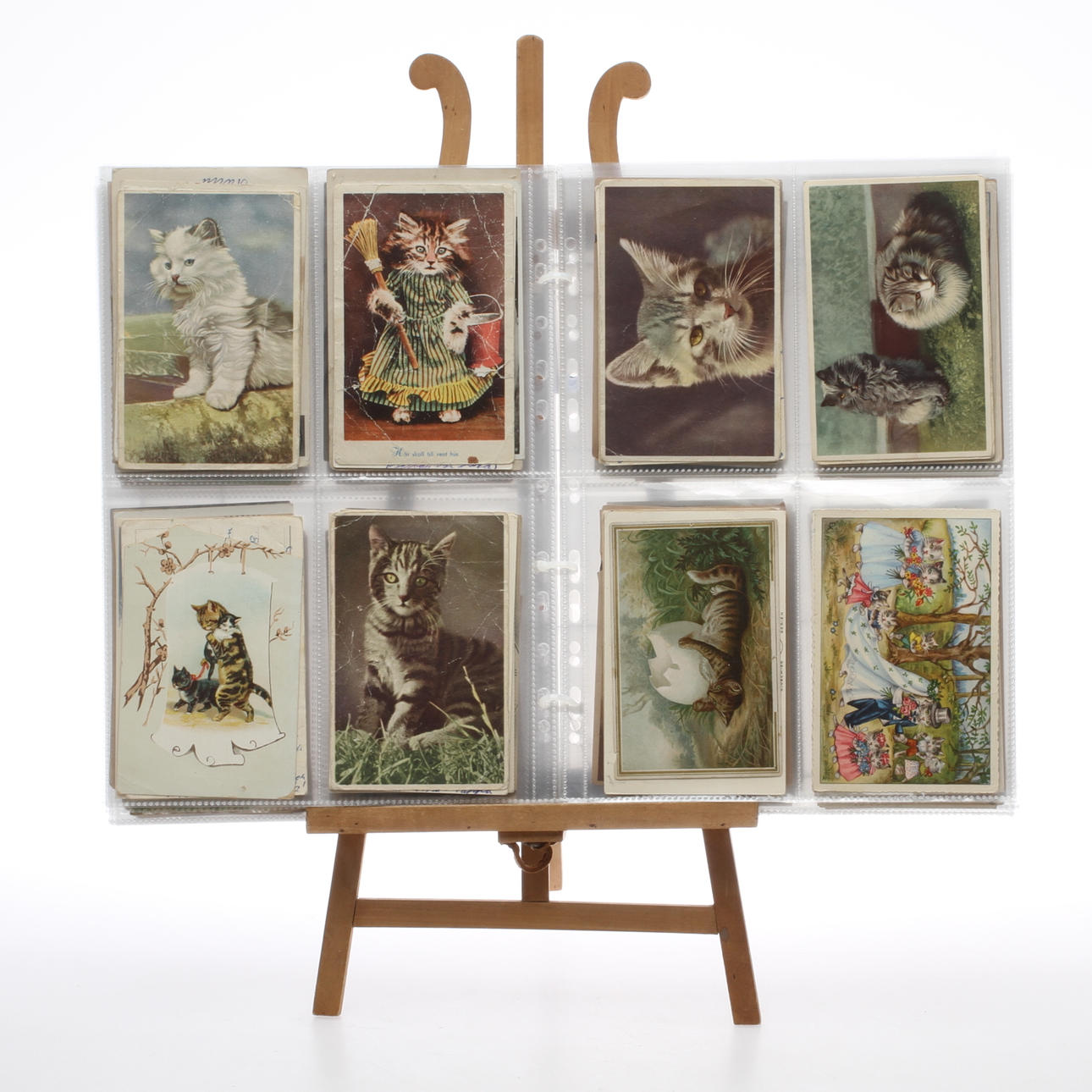 PARTI VYKORT, ca 240 st, 1900-tal.