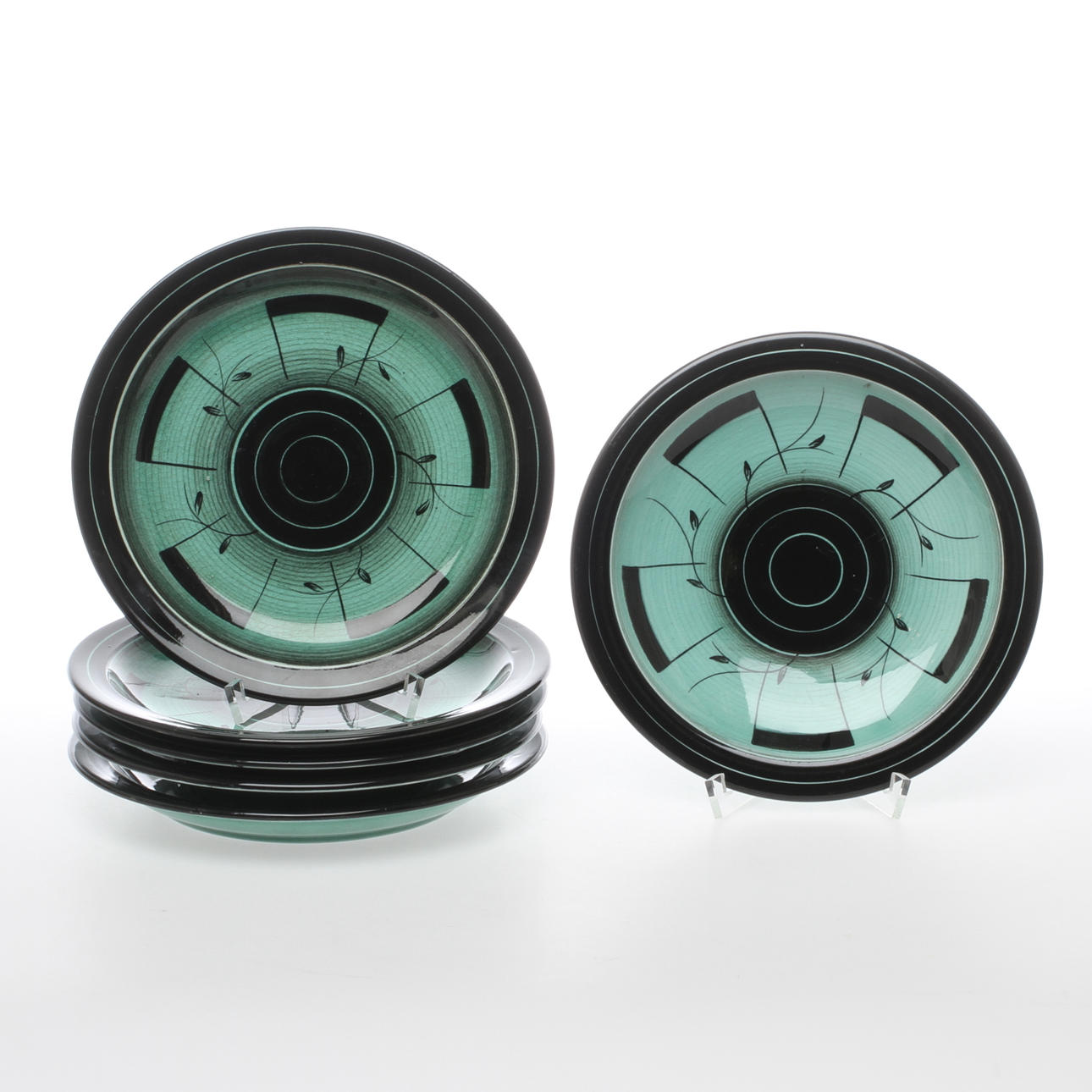 ASSIETTER, 6 st, Ilse Claesson, Rörstrand, 1900-talets första hälft.