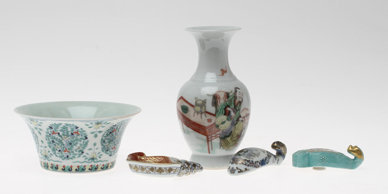 PARTI PORSLIN, 5 delar, Kina.