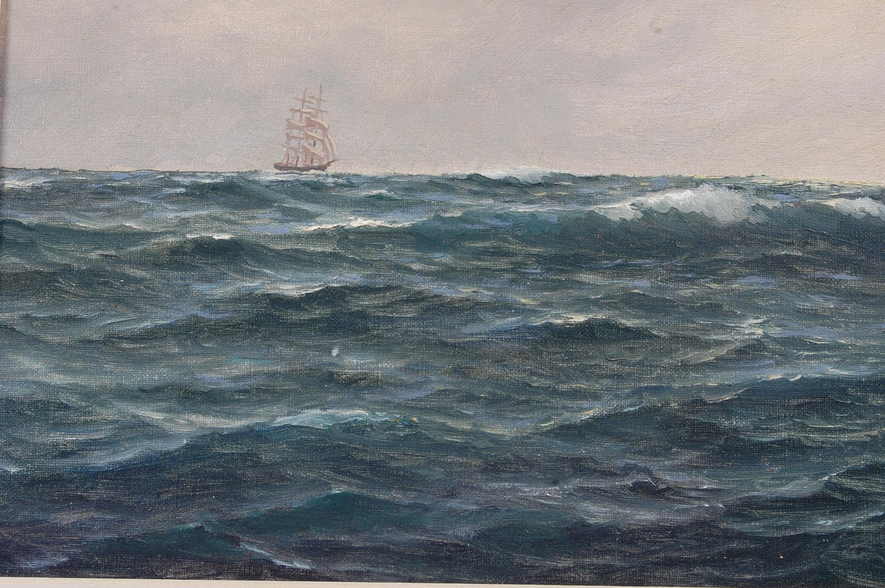 CARL GEORGE WALLIN. 1893-1978, olja på duk signerad, daterad - 48.