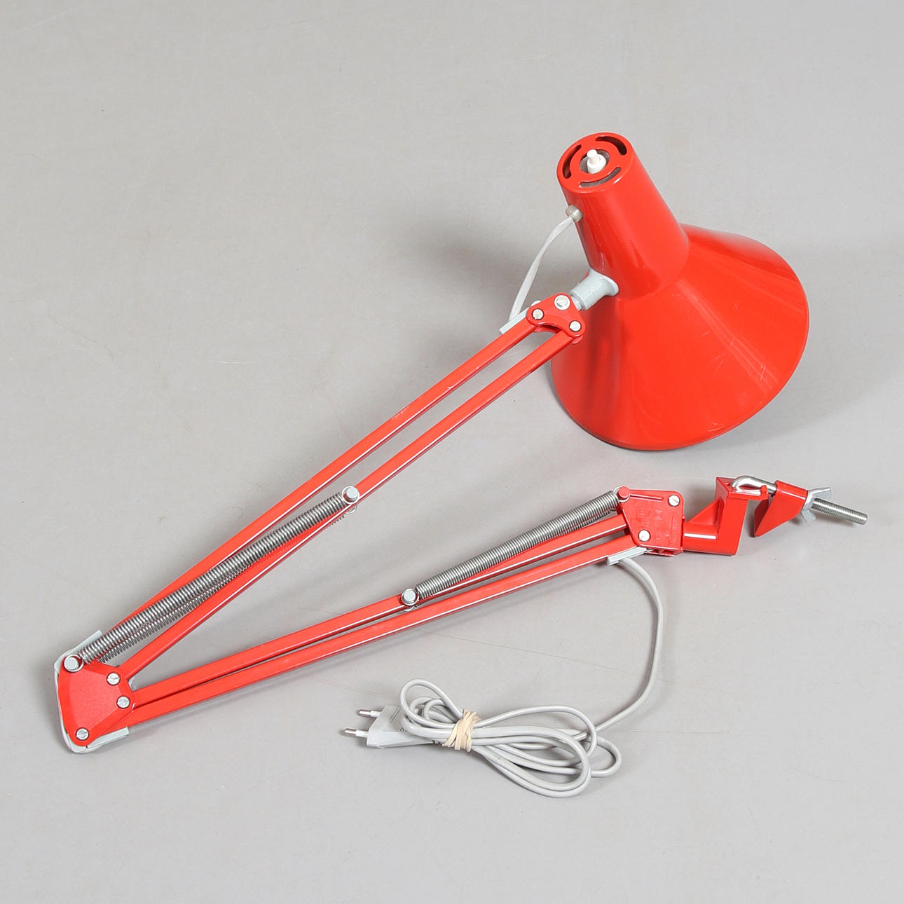 LÁMPARA DE ESCRITORIO, metálica, tipo 85-4, HCF, Dinamarca.