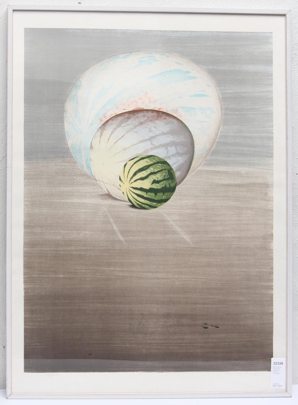 BERTIL BERG. Färglitografi, signerad och numrerad 104/210.