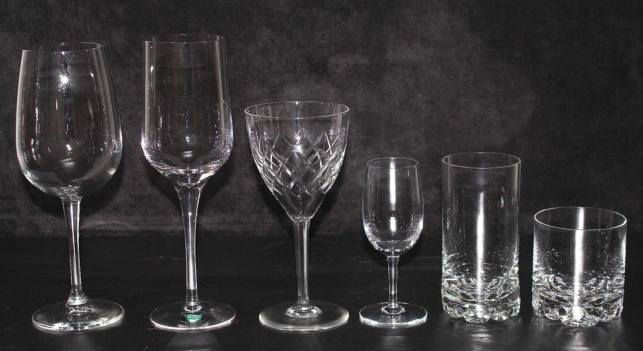 DIVERSE, glas, 14 st, bl.a Orrefors.