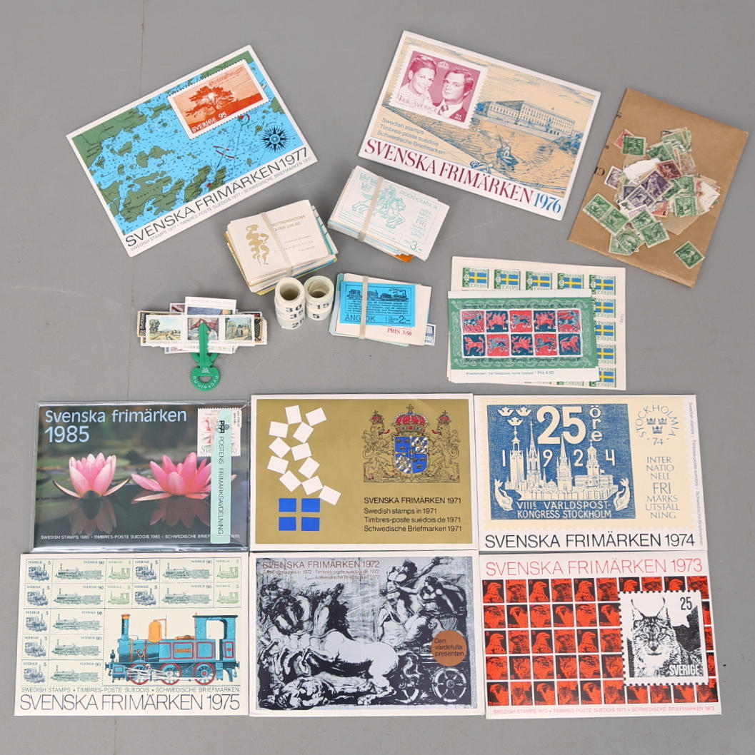 FRIMÄRKEN, Sverige, postfriska, nominellt värde 1300 SEK.