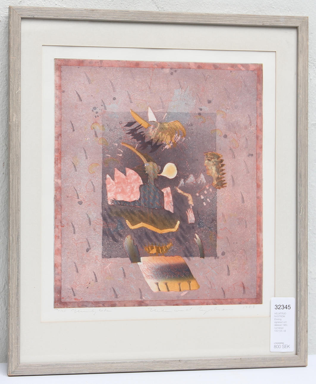 HELMTRUD NYSTRÖM. Etsning, signerad och daterad 1983, numrerad 100/125.