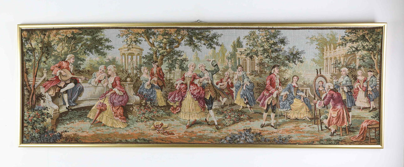 Un tapiz rococó, siglo XX.