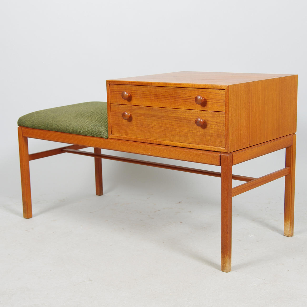 TELEFONBÄNK, teak, 1960-tal, "Casino", Engström & Myrstrand, Tingströms.