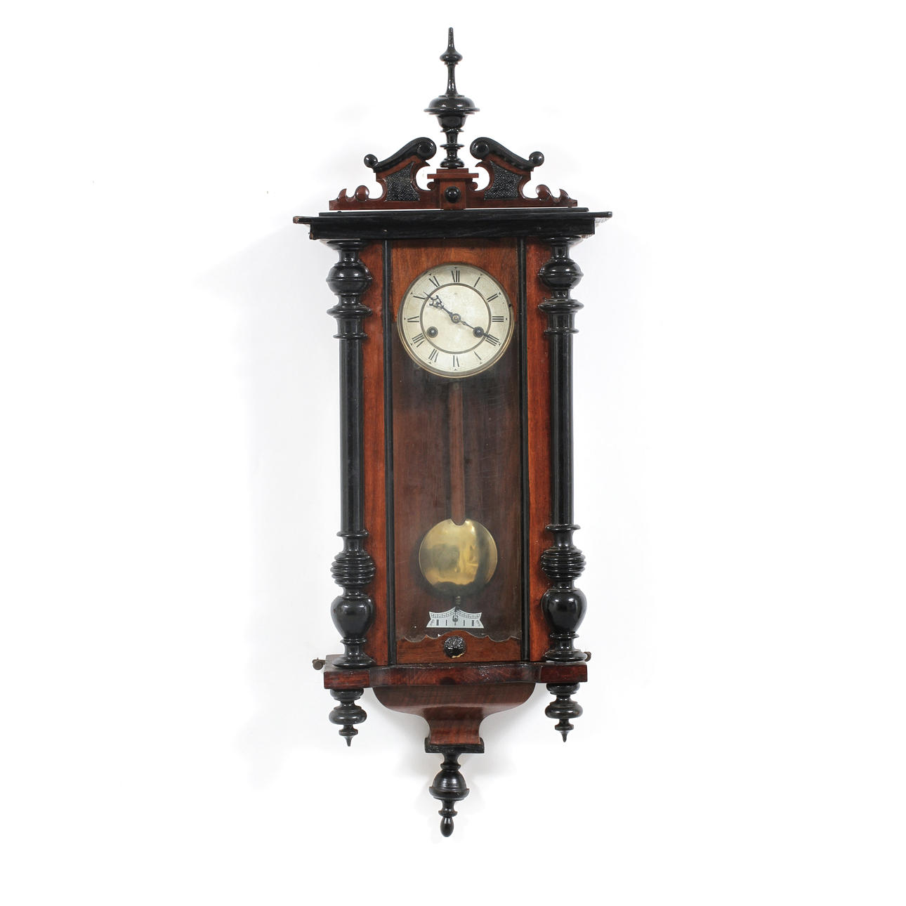 VÄGGPENDYL, nyrenässans, 1800/1900-tal.