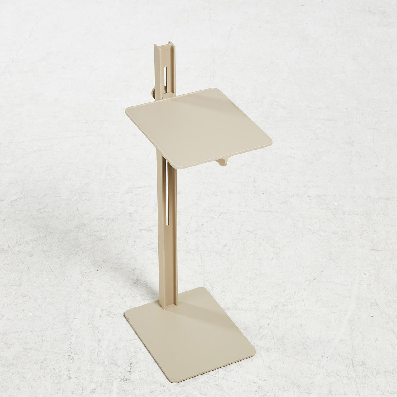 TAF STUDIO. Side table, “Museum Sidetable”, for String Furniture, height-adjustable. steel and aluminum.