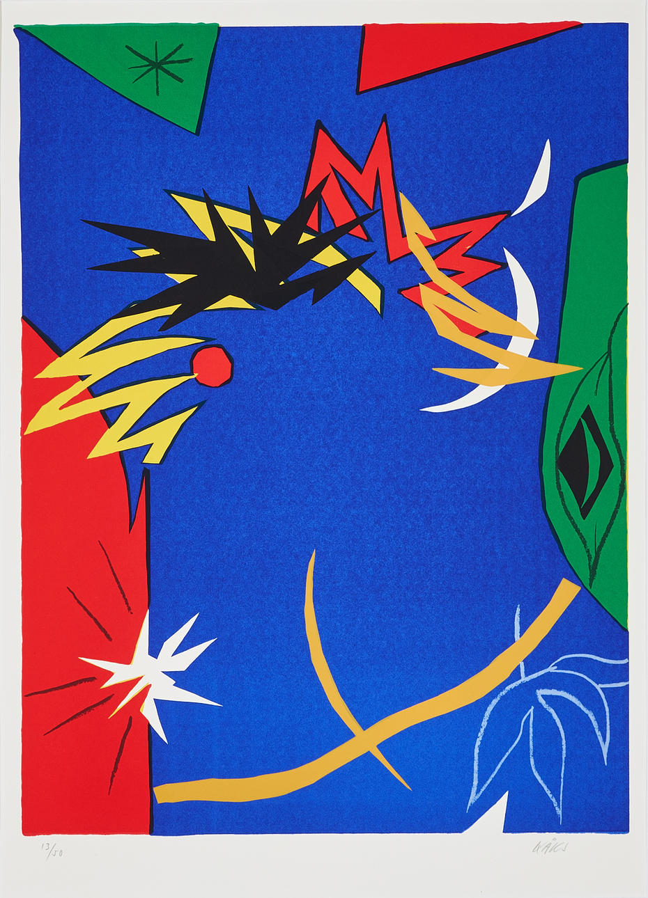 OLLE KÅKS. Komposition, lito.