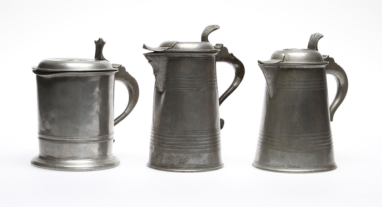 TENNSTOP, 3 st, Sverige 1800-tal.