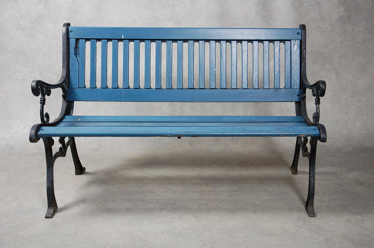 TRÄDGÅRDSSOFFA, gjutjärn.